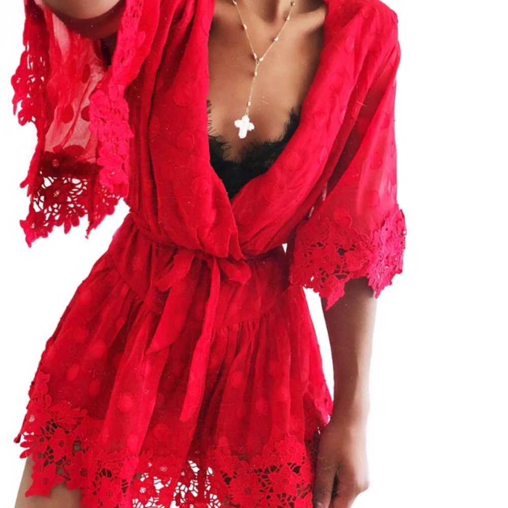 Red dress